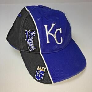 KC Kansas City Royals MLB Cap Blue Black Adjustable